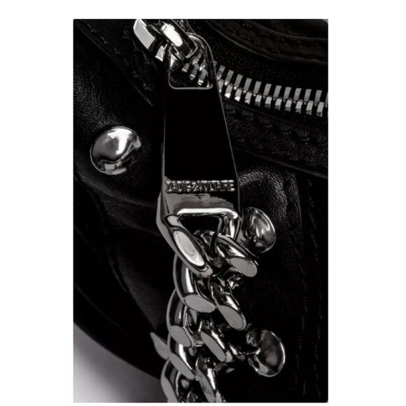 Zadig & Voltaire Le Cecilia Patchwork Stud Bag. - Picture 3 of 9